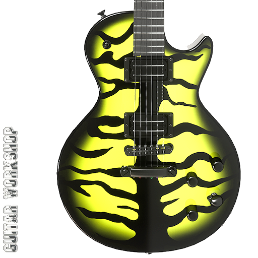 Guitar Workshop Game - Dusthorn Single Cut Body Template Preview