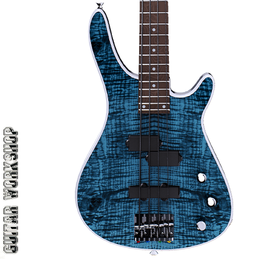 Guitar Workshop Game - Spectrum Bass Body Template Preview