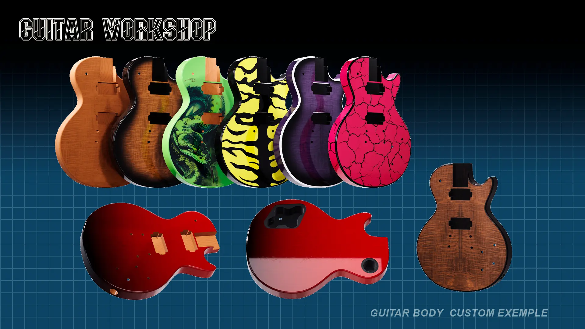 Guitar Workshop Game Body & Top Tonewoods